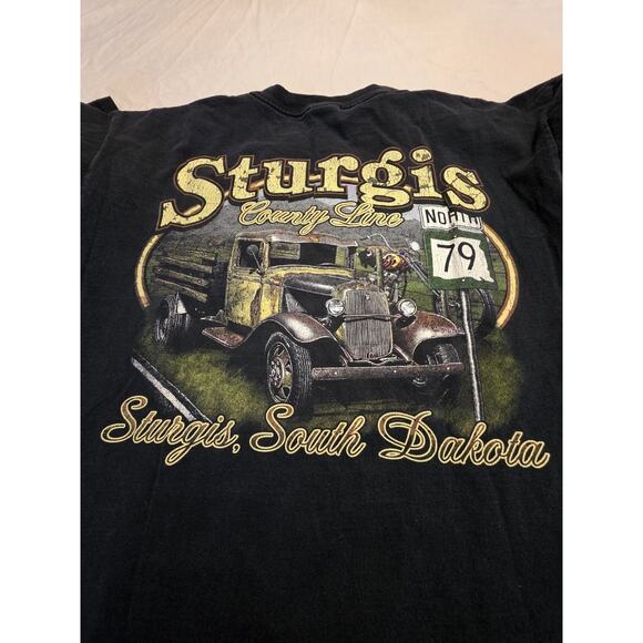 Sturgis South Carolina 2006 Anvil Men's Size Large Black Short Sleeve T-Shirt - Picture 3 of 6